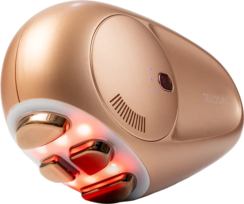 Body Sculpt Advance showing its metal treatment head and red LEDs